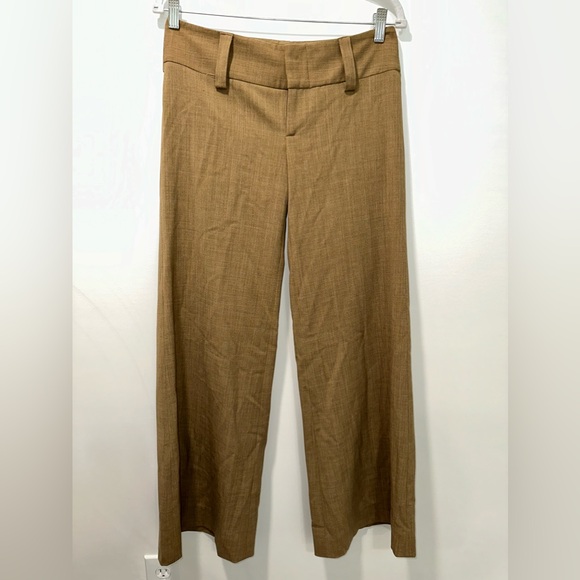 Alice & Olivia wool blend wide leg pants Sz 2 #G2 - Picture 1 of 4